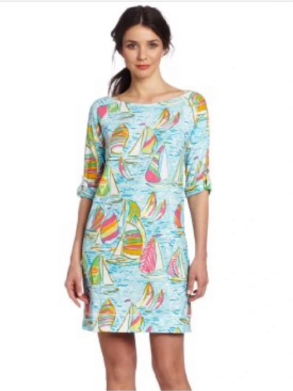 Lilly Pulitzer Camie Dress Women’s XL You Gotta Regatta Cotton